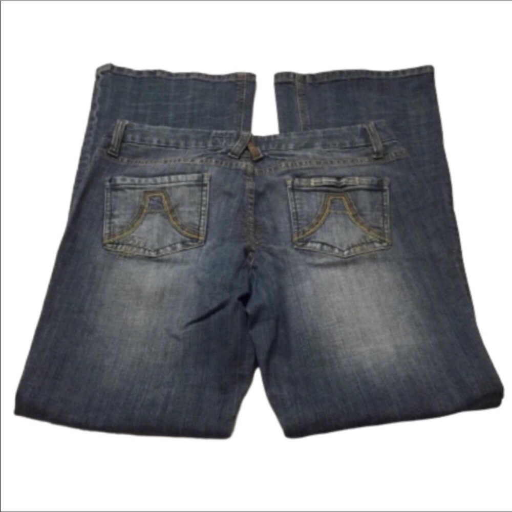 dELIA’s Boot Cut Distressed Mid Rise Jeans 9/10 - Picture 4 of 8